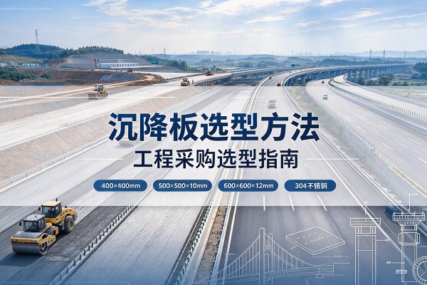樟树沉降板选择方法