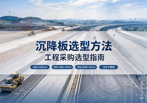 樟树沉降板选择方法