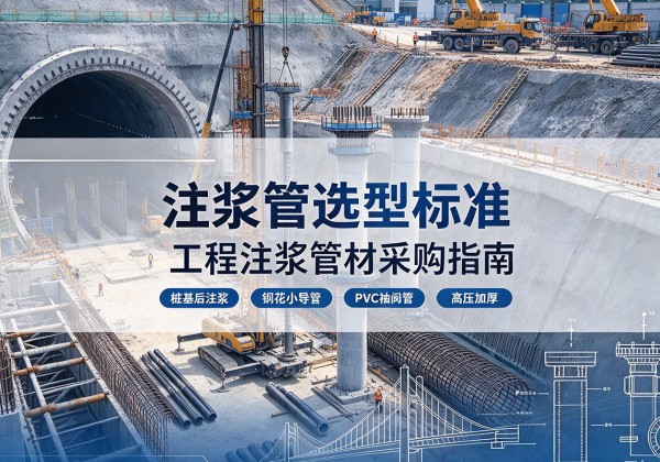 樟树注浆管选型标准